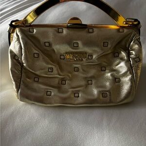 Moschino Metallic Gold Purse